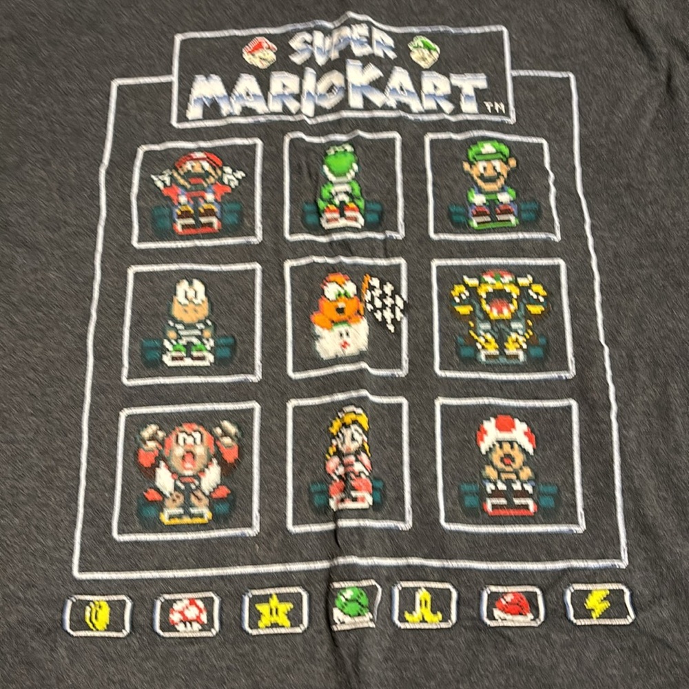 Nintendo Super Mario Kart 8-Bit T-Shirt Size 2XL - Picture 2 of 3